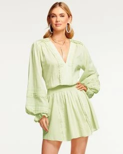 Ramy Brook Patty Puff Sleeve Mini Dress