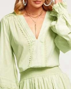 Ramy Brook Patty Puff Sleeve Mini Dress