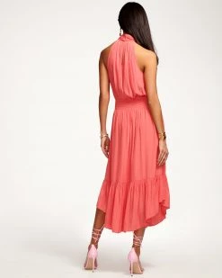 Ramy Brook Annette Halter Midi Dress