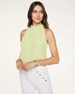 Ramy Brook All New Arrivals Gabby High Neck Tank Top