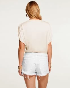 Ramy Brook All New Arrivals Dorothy Cowl Neck Top