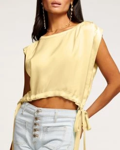 Ramy Brook Tops & Shorts Peggy Cinched Waist Top