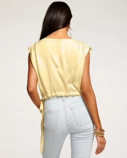 Ramy Brook Tops & Shorts Peggy Cinched Waist Top 6 Ramy Brook Tops & Shorts Peggy Cinched Waist Top