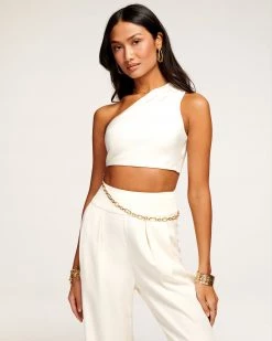 Ramy Brook Greta One Shoulder Crop Top Shop All