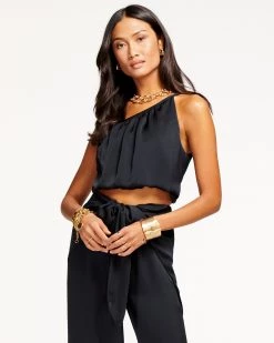Ramy Brook Cheryl One Shoulder Crop Top Shop All