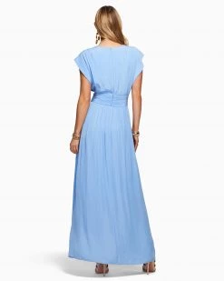 Ramy Brook Rebecca Short Sleeve Maxi Dress