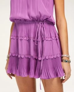 Ramy Brook Shop All Aaron Tiered Mini Dress