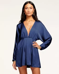 Ramy Brook Tanya V-Neck Mini Dress