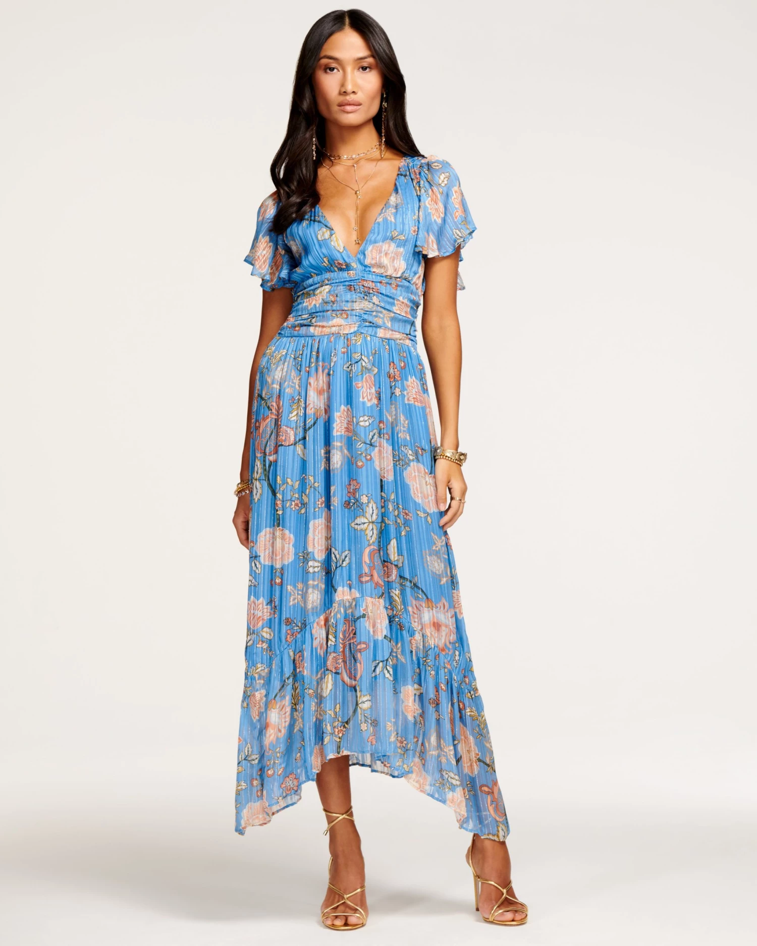 Ramy Brook Printed Joan Short Sleeve Maxi Dress Sale 4 Ramy Brook Printed Joan Short Sleeve Maxi Dress Sale