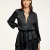 Ramy Brook Alexander Puff Sleeve Mini Dress