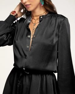 Ramy Brook Alexander Puff Sleeve Mini Dress