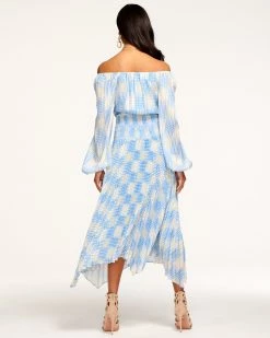 Ramy Brook Printed Aviette Off-The-Shoulder Maxi Dress 9 Ramy Brook Printed Aviette Off-The-Shoulder Maxi Dress