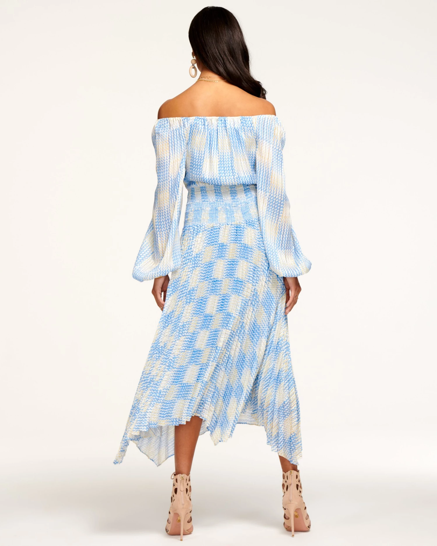 Ramy Brook Printed Aviette Off-The-Shoulder Maxi Dress 6 Ramy Brook Printed Aviette Off-The-Shoulder Maxi Dress