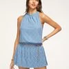 Ramy Brook Lurex Paris Sleeveless Mini Dress