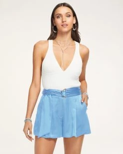 Ramy Brook Sale Gianna Paper Bag Short