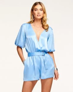 Ramy Brook Sale Marc Puff Sleeve Romper