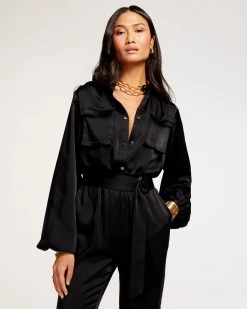 Ramy Brook Sale Phillipa Puff Sleeve Jumpsuit