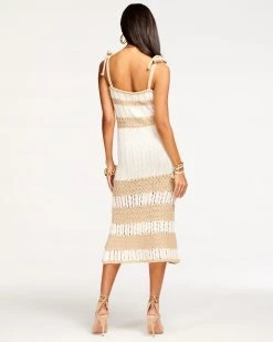 Ramy Brook Shop All Colorblock Birdie Crochet Midi Dress