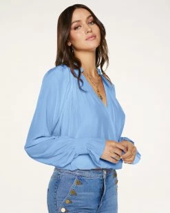 Ramy Brook Bethany Puff Sleeve Blouse Sale