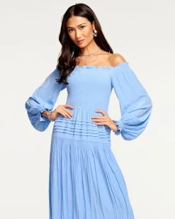 Ramy Brook Sale Anita Off-The-Shoulder Maxi Dress