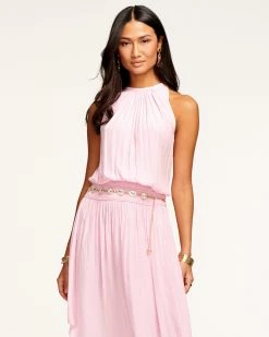 Ramy Brook Audrey Smocked Midi Dress All New Arrivals