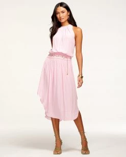 Ramy Brook Audrey Smocked Midi Dress All New Arrivals
