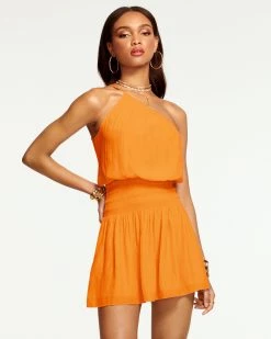 Ramy Brook Leah One Shoulder Mini Dress
