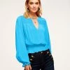 Ramy Brook All New Arrivals Barlow Puff Sleeve Blouse