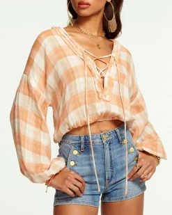 Ramy Brook All New Arrivals Carleigh Long Sleeve Blouse