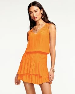 Ramy Brook Lucca Tiered Mini Dress