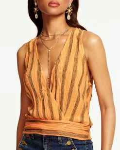 Ramy Brook Sale Candice V-Neck Tank Top
