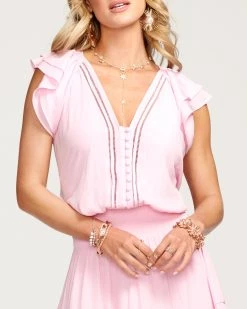 Ramy Brook Lola Ruffle Mini Dress All New Arrivals