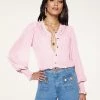 Ramy Brook Isla Puff Sleeve Blouse Sale