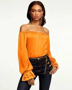 Ramy Brook All New Arrivals Murphy Off-The-Shoulder Top