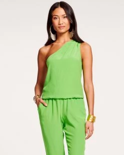 Ramy Brook Lulu One Shoulder Jumpsuit All New Arrivals