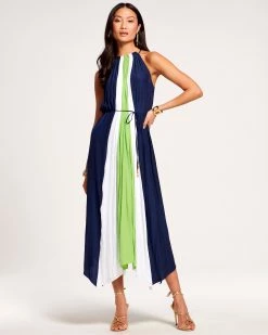 Ramy Brook Kat High Neck Midi Dress