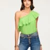Ramy Brook Rose One-Shoulder Top All New Arrivals 2 Ramy Brook Rose One-Shoulder Top All New Arrivals