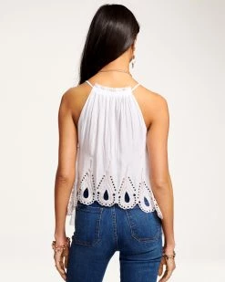 Ramy Brook All New Arrivals Lilyanne Cropped Tank Top
