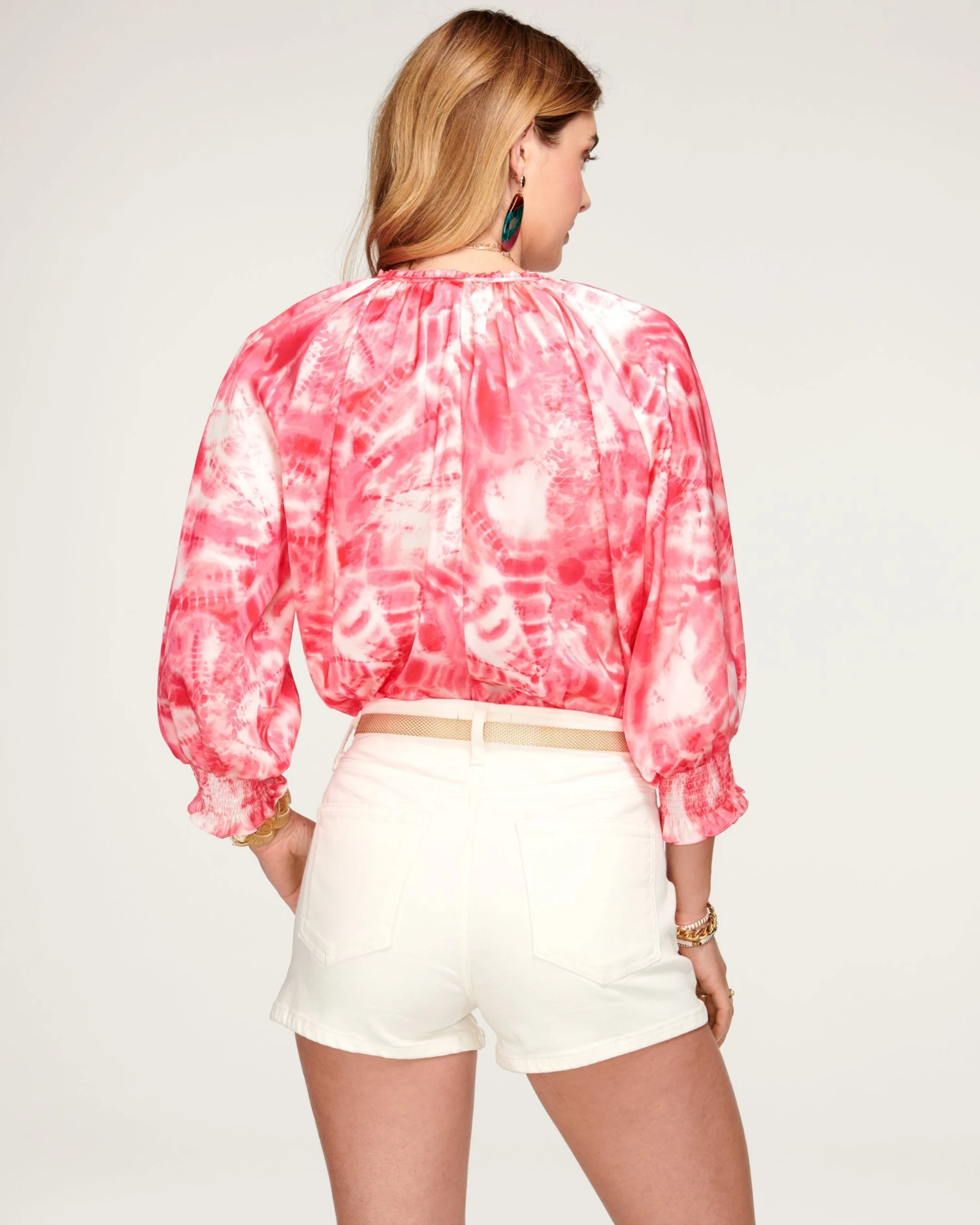 Ramy Brook Printed Randi Puff Sleeve Top All New Arrivals