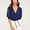 Ramy Brook Marina Puff Sleeve Top