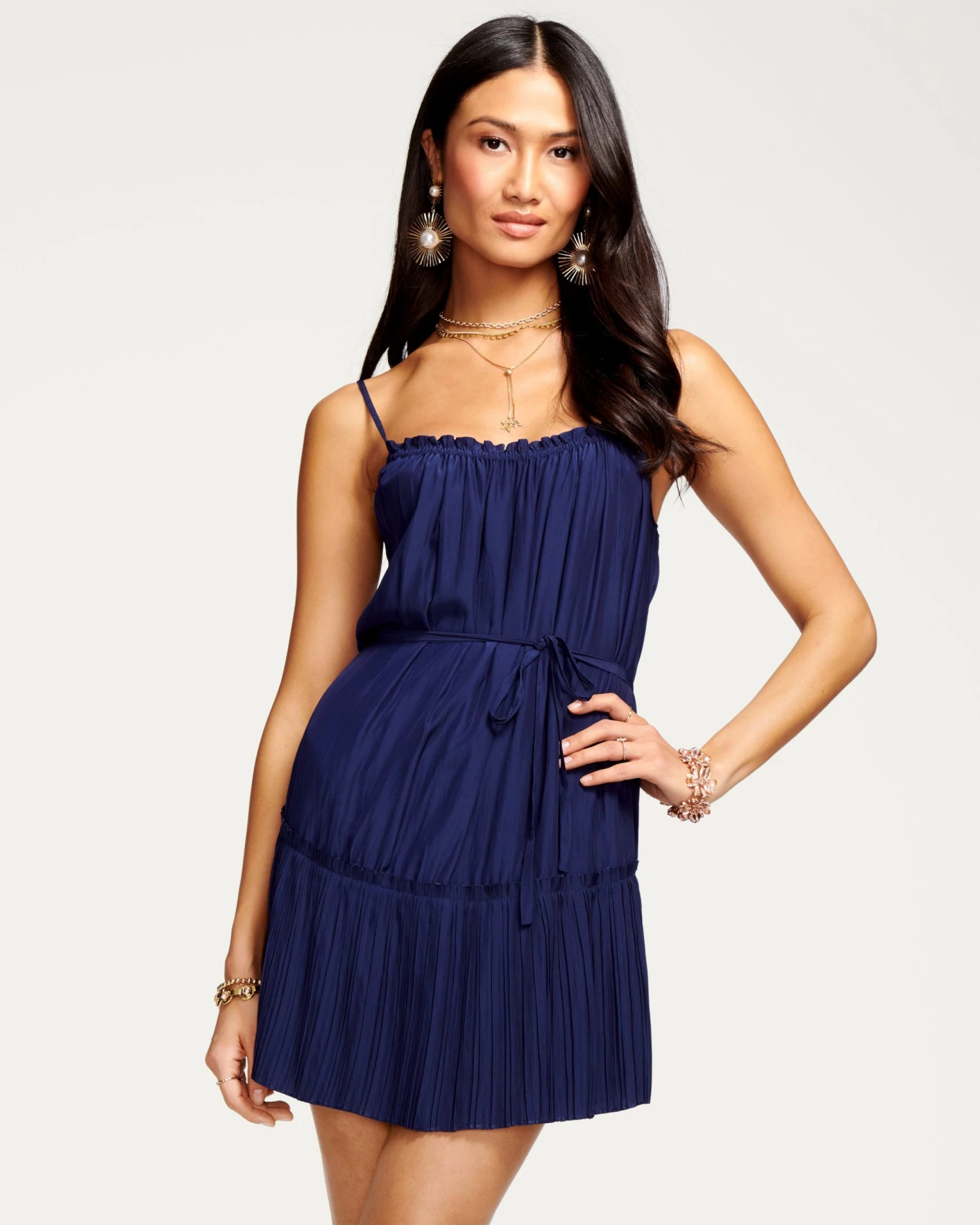 Ramy Brook Tatiana Tiered Mini Dress
