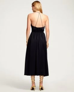 Ramy Brook Miley Plunge Midi Dress All New Arrivals