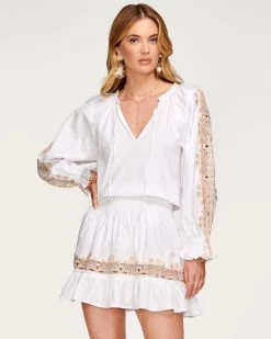 Ramy Brook Raina V-Neck Mini Dress