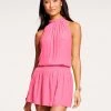 Ramy Brook Gabby High Neck Mini Dress All New Arrivals