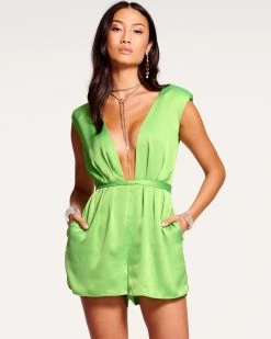 Ramy Brook All New Arrivals Izabelle Plunge Romper
