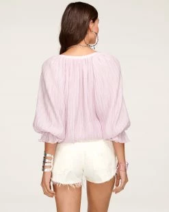 Ramy Brook Arielle Puff Sleeve Blouse