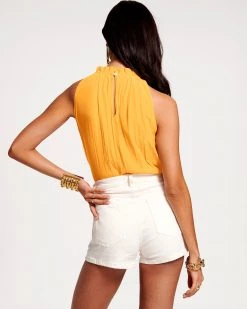 Ramy Brook Gabby High Neck Tank Top