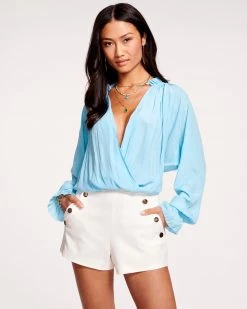 Ramy Brook Bethany Puff Sleeve Blouse All New Arrivals