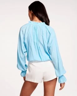 Ramy Brook Bethany Puff Sleeve Blouse All New Arrivals
