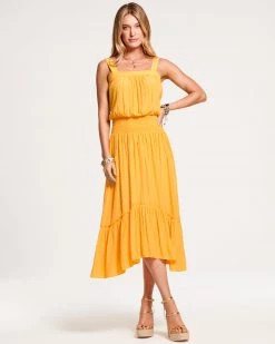 Ramy Brook Mackenzy Tiered Midi Dress All New Arrivals